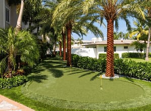 Sims & Greens | The St. Pete Performance Sanctuary - Sims & Greens Professional residential putting green in St. Petersburg, FL, engineered by Sims & Greens with custom fringe gradients, precision-contoured putting surface, and integrated drainage for coastal humidity.